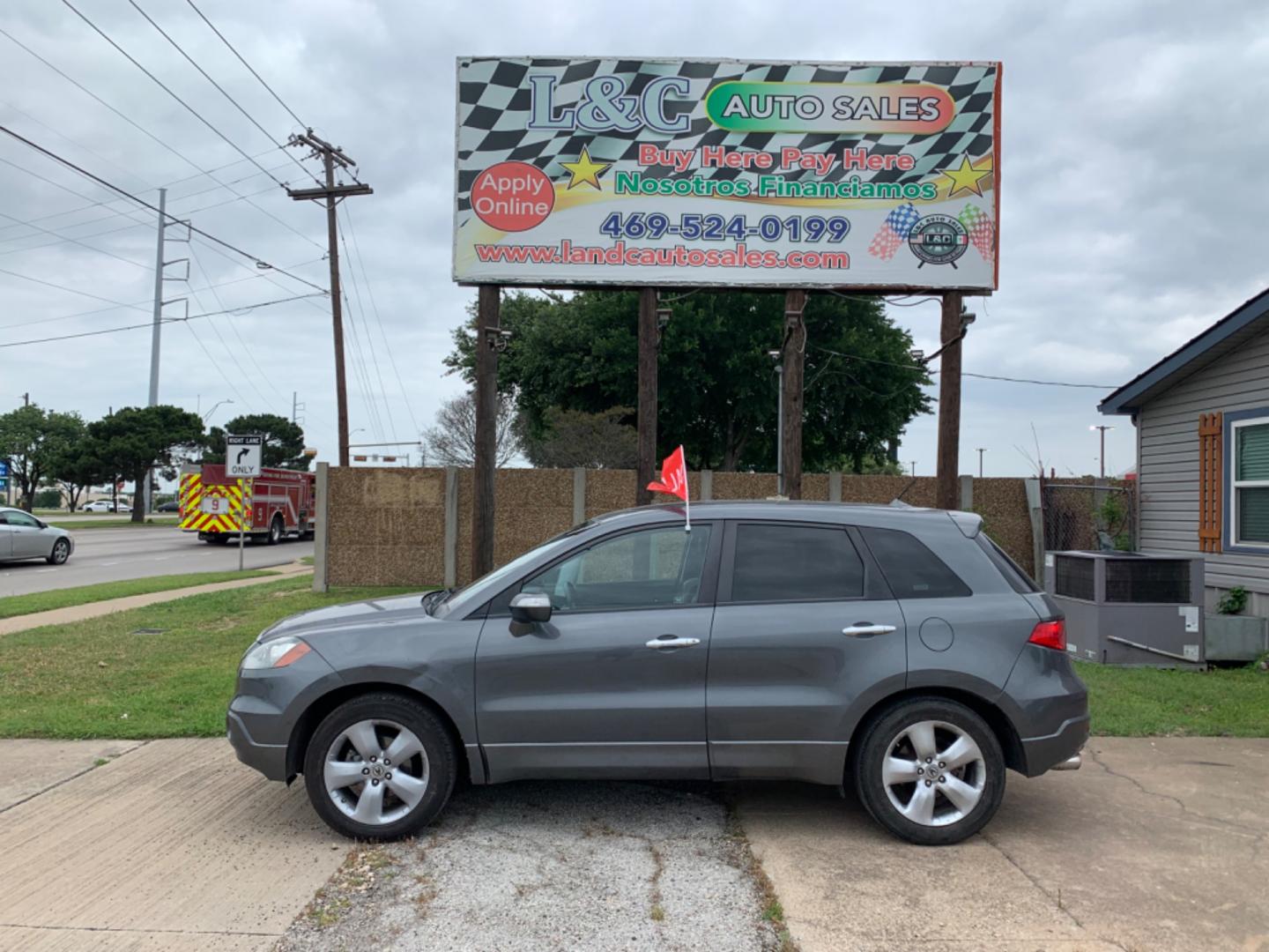 2009 Silver /Black Acura RDX (5J8TB18239A) with an 2.3L L4 DOHC 16V engine, Automatic transmission, located at 1830 North Belt Line Road, Irving, TX, 75061, (469) 524-0199, 32.834373, -96.993584 - Photo#0